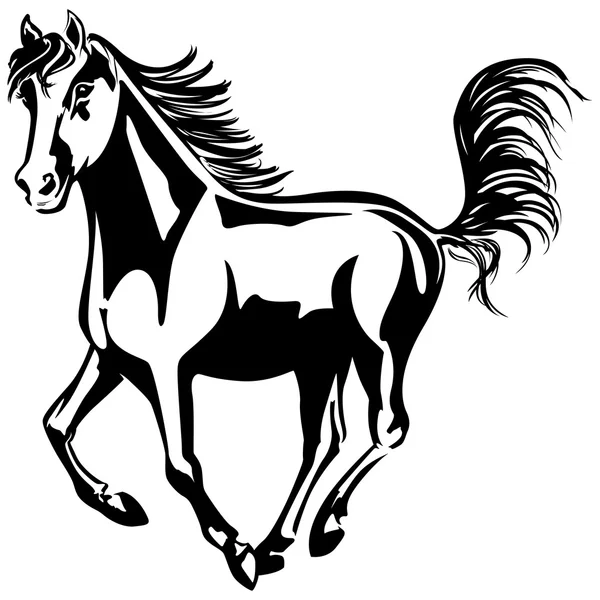 Carreras de caballos — Vector de stock