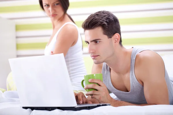 Conflict couple — Stock Photo, Image