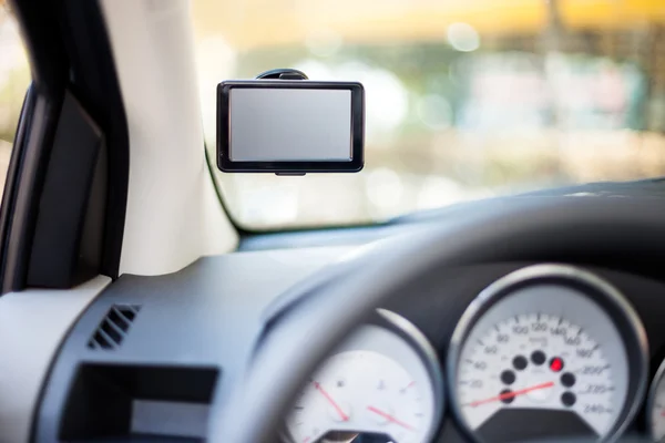 GPS - автомобильная навигационная система — стоковое фото
