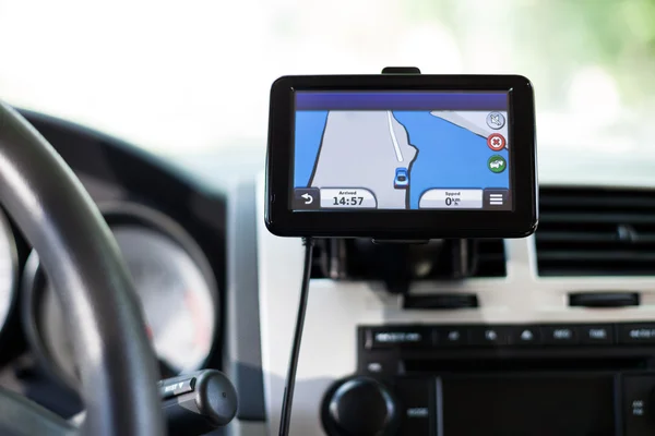 GPS auto navigator-enhet — Stockfoto