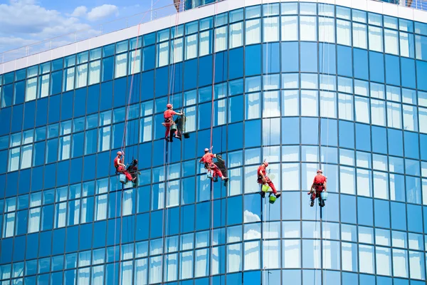 Windows cleaning service — Stock Photo, Image
