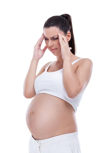 Zwangerschap pijnen en depressie — Stockfoto