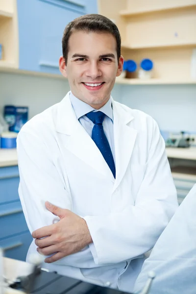 Handsome dentist — Stock Photo, Image