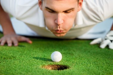 Golf topu üfleme
