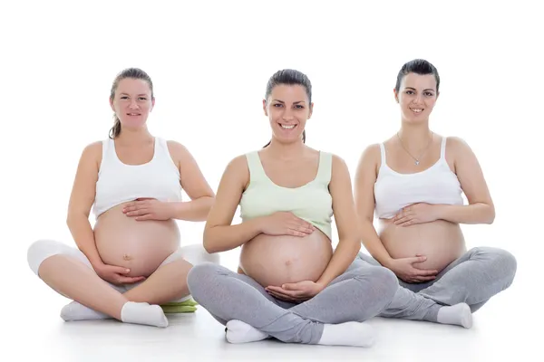Yoga prenatal — Foto de Stock