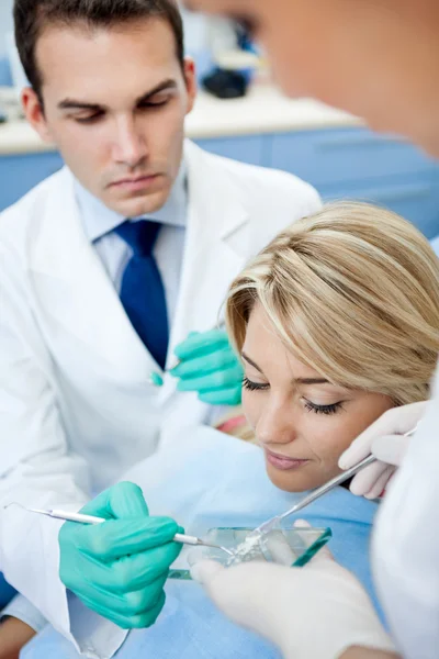 Dental treatment - fillings — Stock Photo, Image