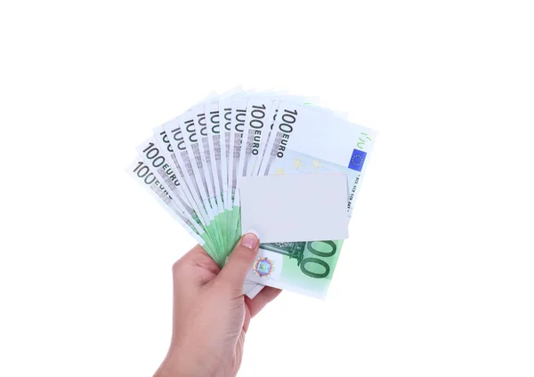 Kredietkaarten en geld — Stockfoto