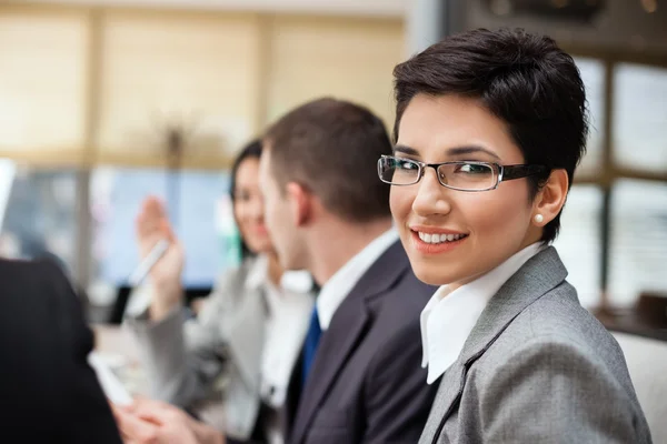 Smiling businesswoman — Stock Photo, Image