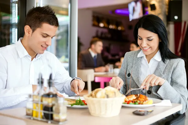 Business lunch — Stock Photo, Image