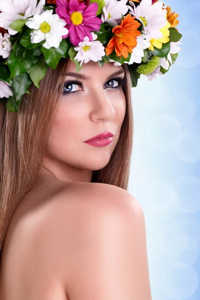 Sensual spring fairy — Stock Photo, Image