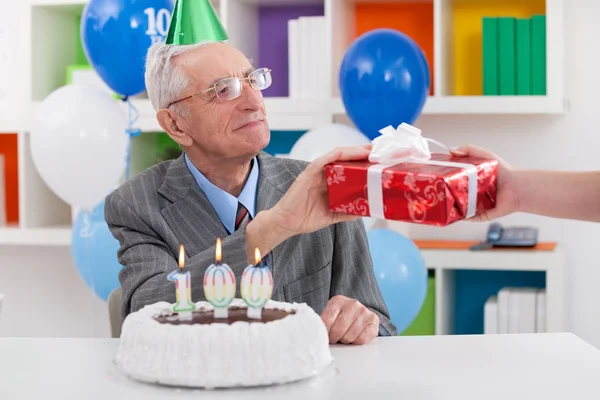 Gift for 100th birthday — Stock Photo, Image