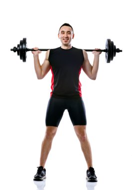 ağırlığı ile sportif erkek