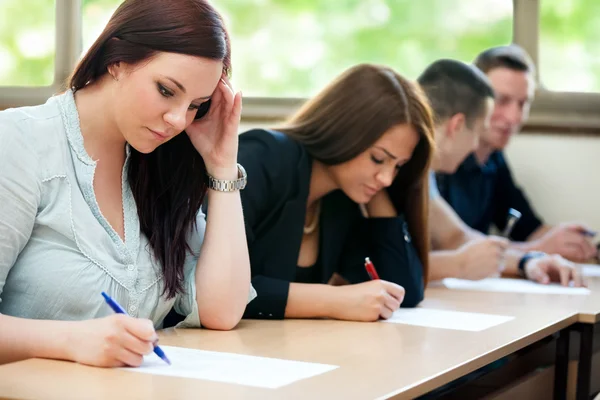 Students class have test — Stock Photo, Image