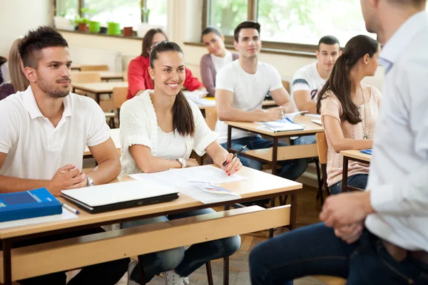 Class during lecture — Stock Photo, Image