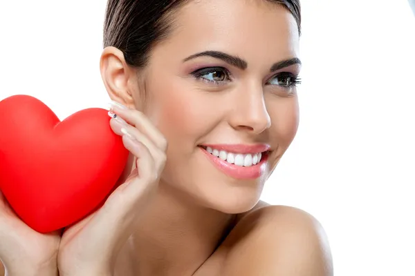 Amor y San Valentín mujer — Foto de Stock