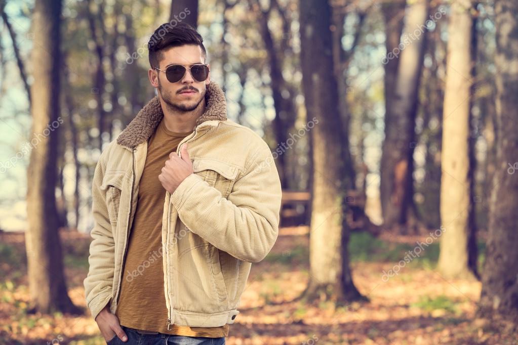 Stylish Man Posing In Autumn Park Stock Photo Image By C Luckybusiness 39421747 stylish man posing in autumn park stock photo image by c luckybusiness 39421747