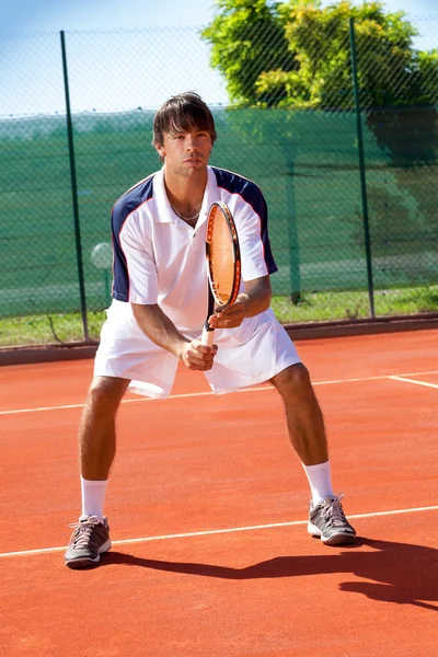 男性のテニス プレーヤー — ストック写真