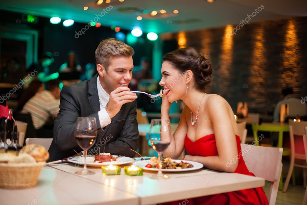 Romantic dinner Stock Photo by ©luckybusiness 39653595