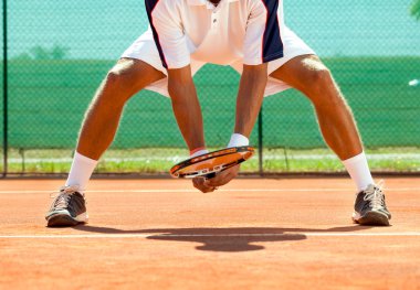 oyuncu Tenis Kortu ve 