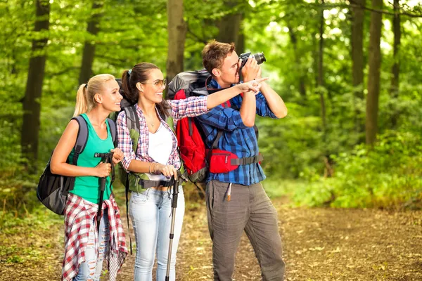 Hiking photographer — Stock Photo, Image