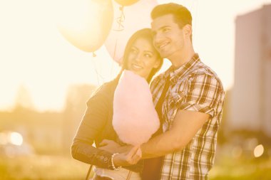 Çift romantik tarihte tadını seviyorum 