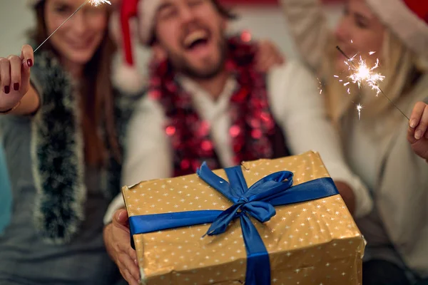 Noel Yeni Yıl Tatil Konsepti Senin Için Güzel Bir Hediye — Stok fotoğraf
