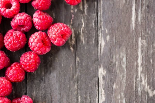 Fresh Fruits Raspberry Background Copy Spac — Stockfoto