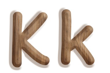 ahşaptan yapılmış alfabesi