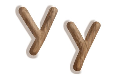 ahşaptan yapılmış alfabesi