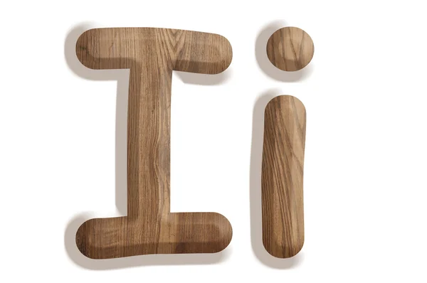 Alfabetet av trä — Stockfoto