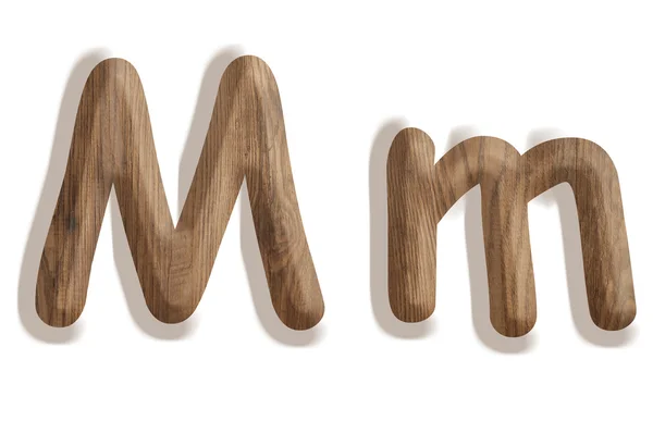 Alphabet aus Holz — Stockfoto