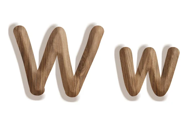 Αλφάβητο που γίνονται από το ξύλο — Φωτογραφία Αρχείου