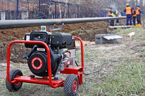 Dieselgenerator Stockbild