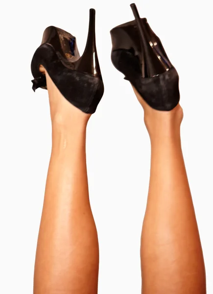 Sexy female legs in shoes — Stock Photo, Image