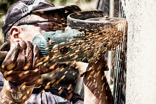 Amoladora de corte — Foto de Stock