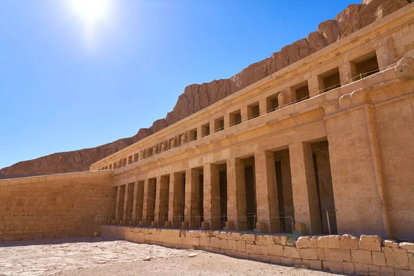 Ruines Antiques Temple Hatchepsout Louxor Égypte Lieu Des Excursions Touristiques — Photo