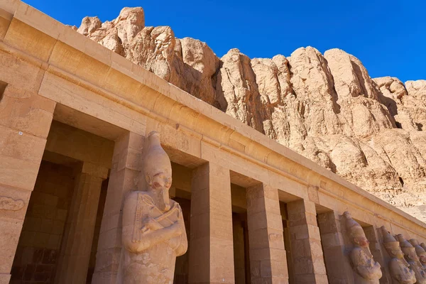 Ruines Antiques Temple Mortuaire Hatchepsout Louxor Égypte Élément Temple Sur — Photo