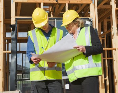 İnşaat alanında