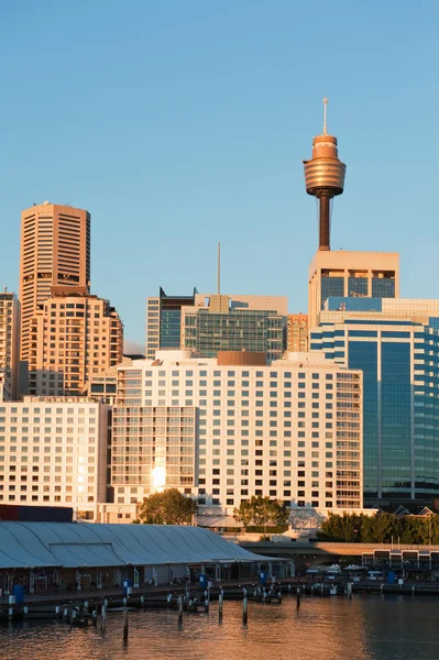 Blick auf Sydney bei Sonnenuntergang — Stockfoto