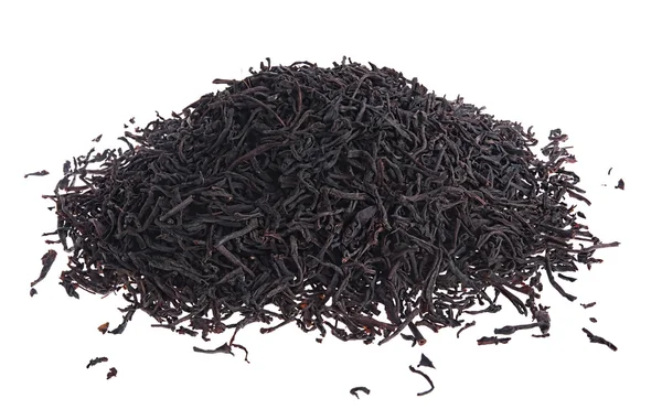 Lösa blad svart te — Stockfoto