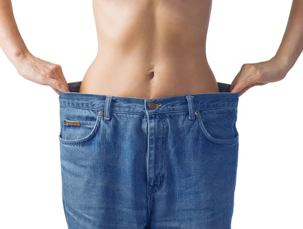 Slim waist. Girl — Stock Photo, Image