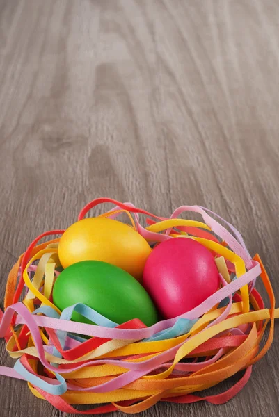 Veelkleurige paaseieren — Stockfoto