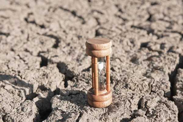 Closeup of dry soil — Stock Photo, Image