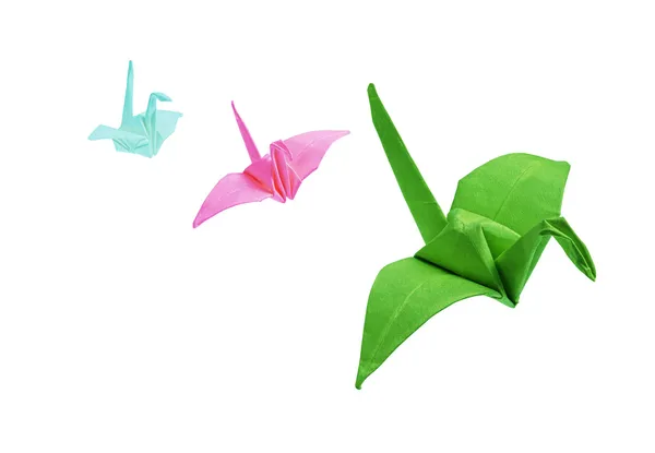 Origami-linnut — kuvapankkivalokuva