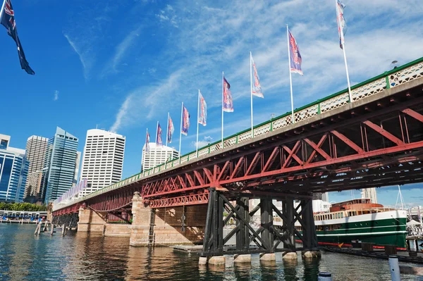 Sydney Pyrmont Bridge — Stock fotografie