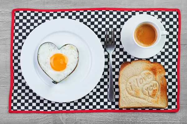 Frühstück für einen geliebten Menschen — Stockfoto