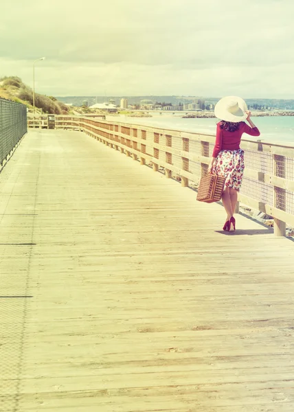 Beautiful  traveler — Stock Photo, Image