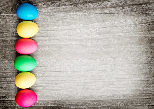 Multicolored easter eggs — Stock Photo, Image