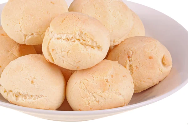 Pan de yuca, ecuadoruan peynir ekmek tabağı — Stok fotoğraf