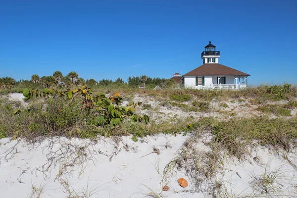 Poort boca grande vuurtoren, gasparilla island, florida — Stockfoto